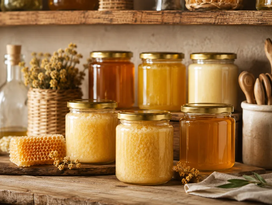Conservazione del miele artigianale